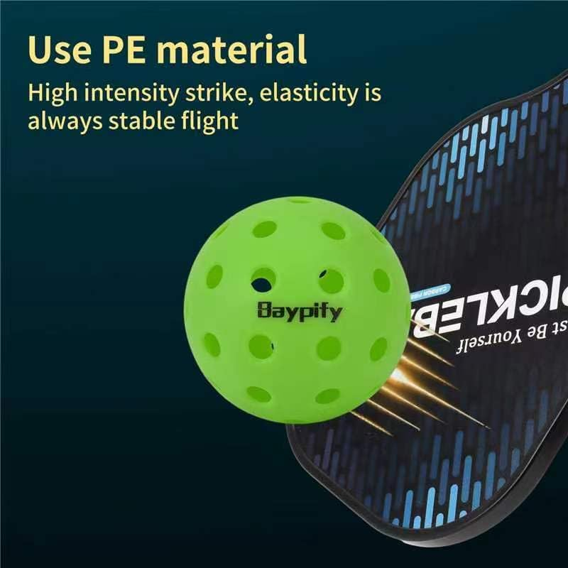 Pickleball Balls,6 Pack Outdoor Pickleball Ball, 40 Holes Design USAPA Approved and Sanctioned for Tournament Play image number 5
