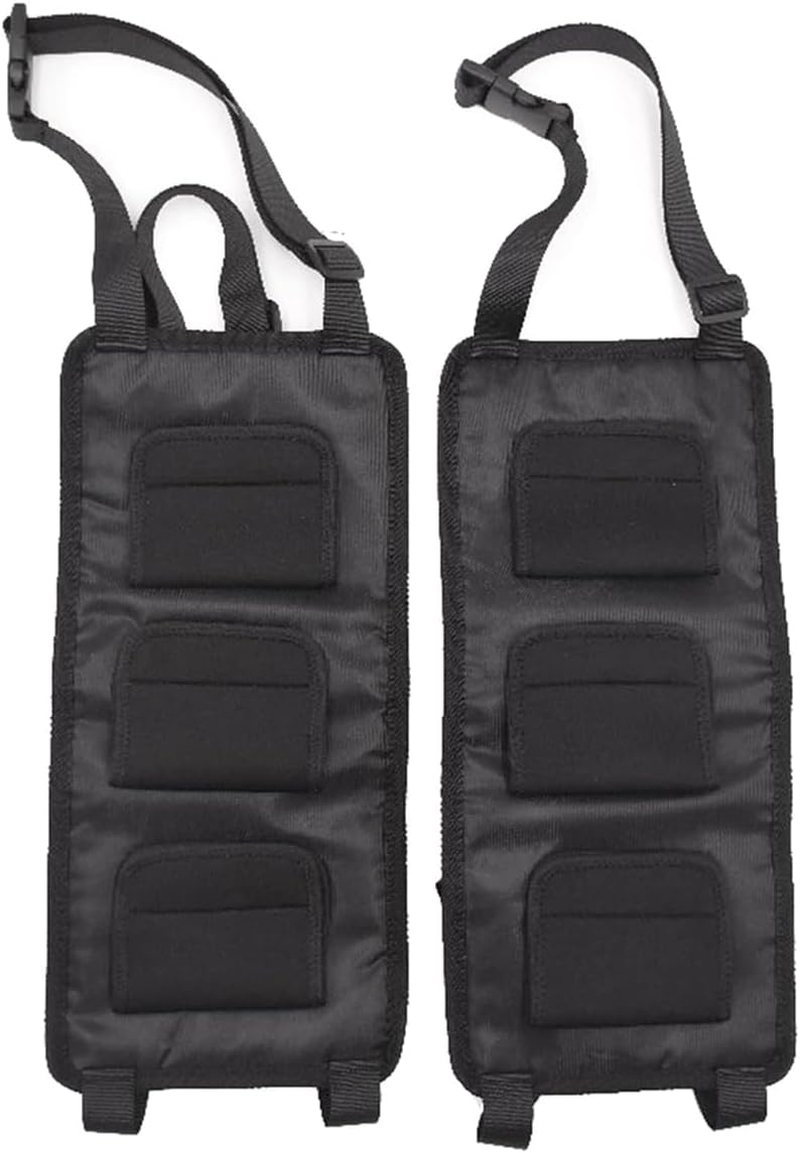 AIMALL 2Pcs Car Fishing Rod Rack Strap Holder for Backseat Storage, Portable Adjustable Fishing Pole Organizer, Durable Oxford Cloth with Neoprene Rod Wraps image number 3