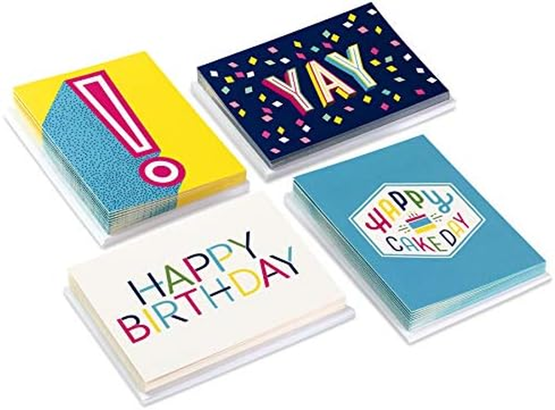 Hallmark Birthday Cards Assortment, Happy Cake Day (48 Cards with Envelopes) image number 2