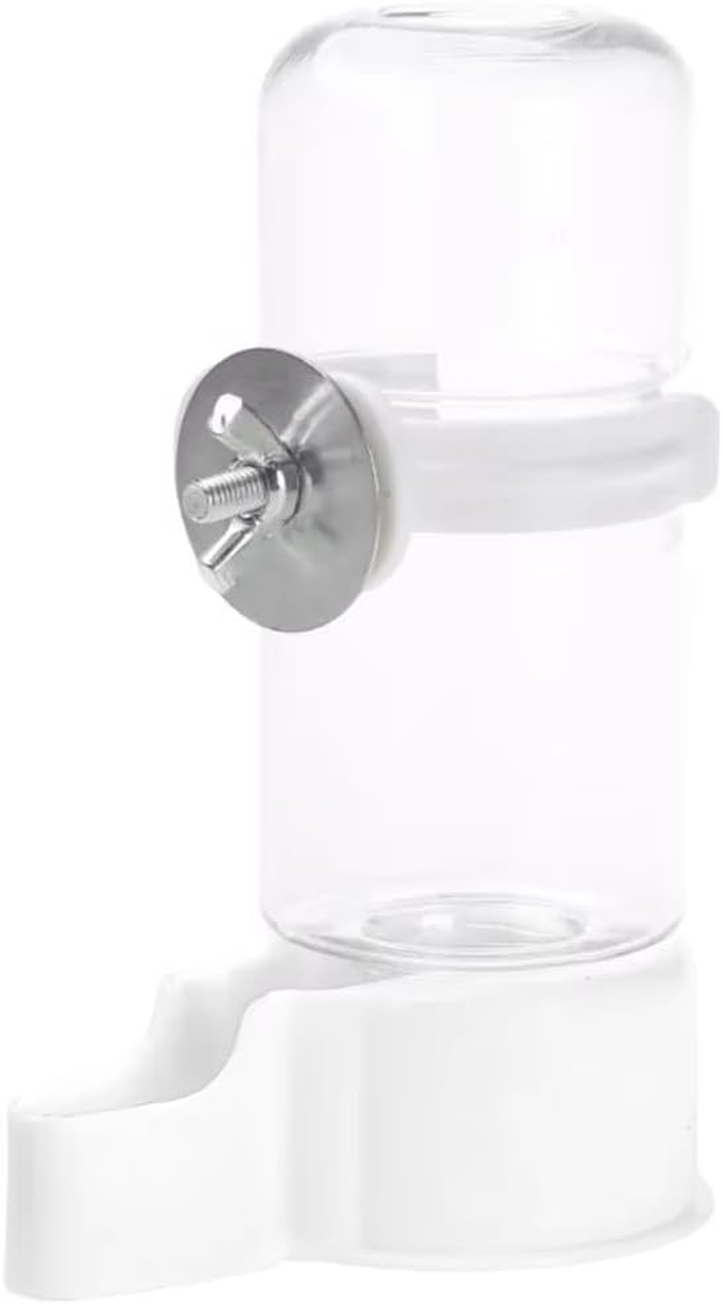 Automatic Bird Water Feeder for Parrots, Pigeons, and Small Birds, 140Ml Capacity, Transparent Bottle with Secure Cage Mount, Durable Pet Bird Supplies, Ideal for Birdcage Accessories