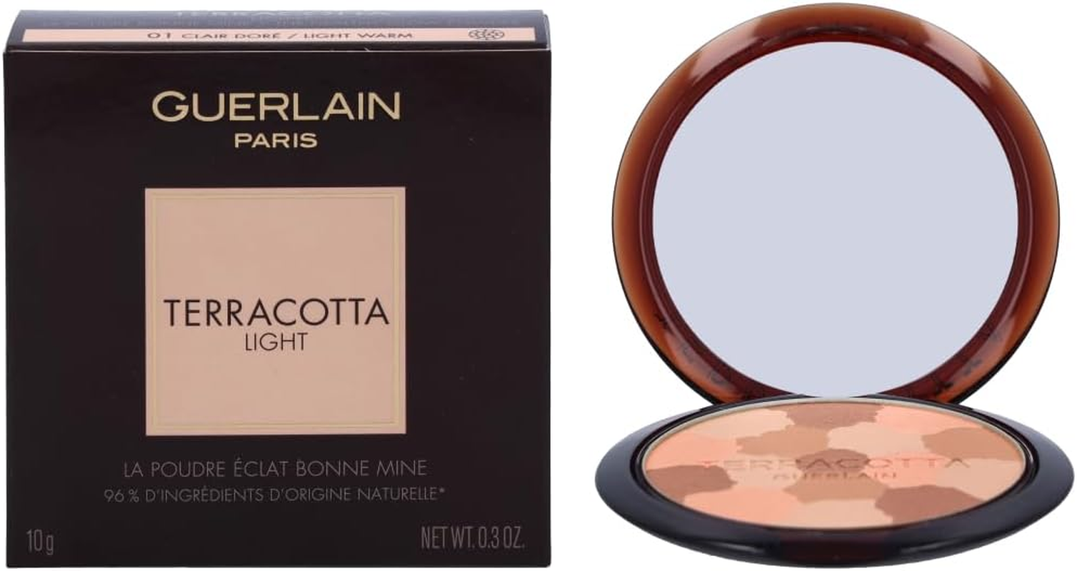 Terracotta Light Natural Healthy Glow Powder - 02 Medium Cool by Guerlain for Women - 0.3 Oz Powder