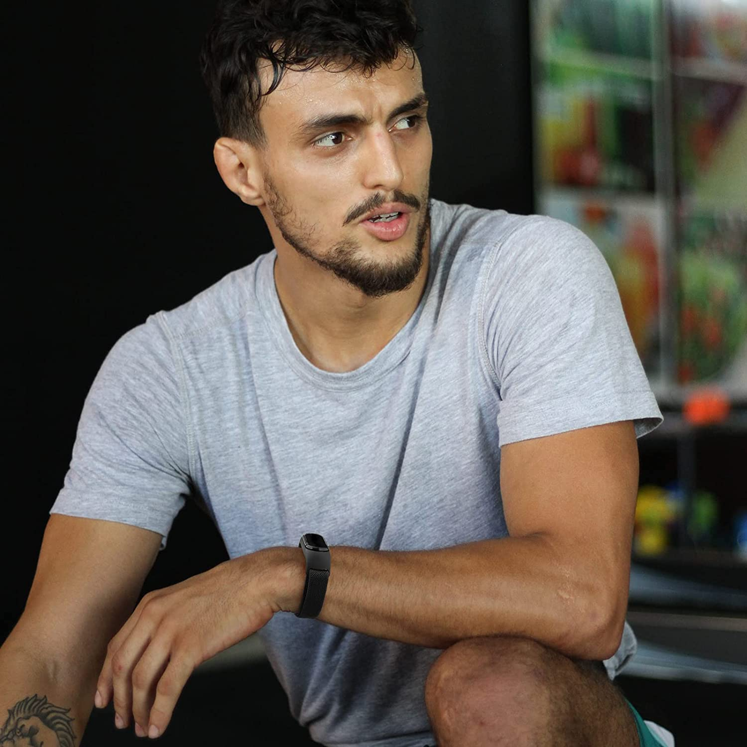 Adjustable Elastic Bands for Xiaomi Mi Band 6 & Xiaomi Mi Band 5 & Xiaomi Mi Band 4 & Xiaomi Mi Band 3, Soft Stretchy Loop Sport Strap Nylon Replacement Wristbands Watchband Bracelet for Women Men image number 5