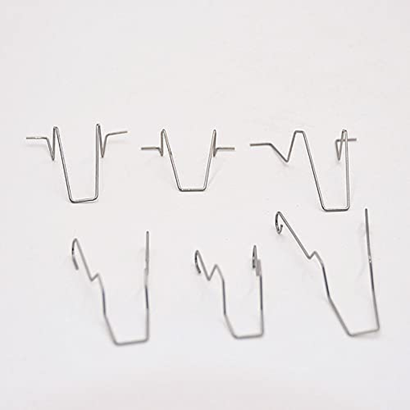 N/C Universal Headlight Retainer Spring Clips (Set of 6) Car Headlight Bulb Adapters Retaining Spring Clip Clamp Headlamp Dip Dipped Beam Bulb Car Repair Professional Accessories image number 2