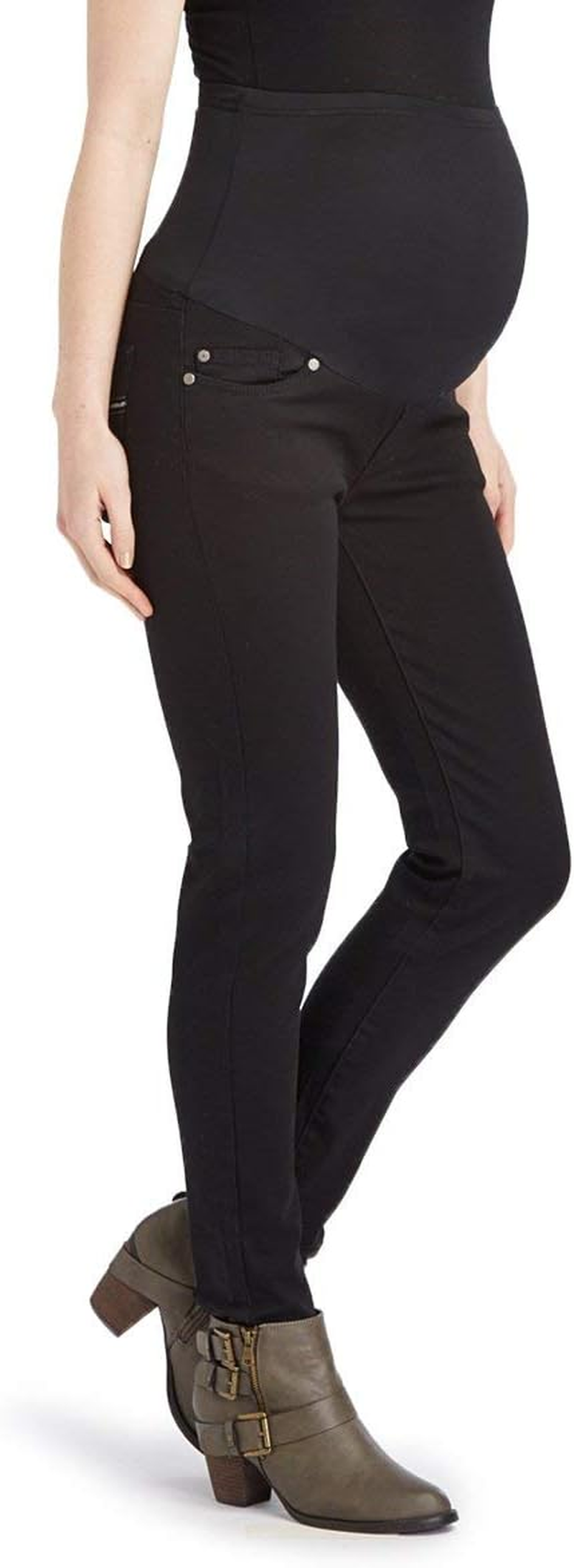 RUMOR HAS IT Maternity over the Belly Super Stretch Skinny Jeans image number 1