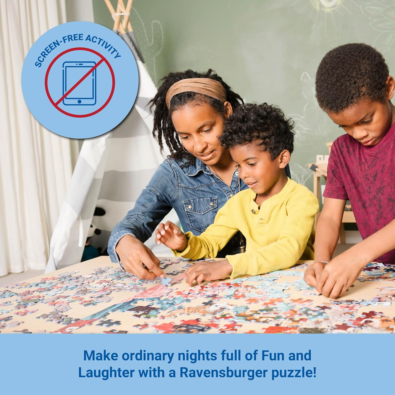 Ravensburger - Forest Zoo & Pets Puzzle 3 X 49 Piece Mini Jigsaw Set for Kids, Animal-Themed Educational and Fun Puzzle image number 1