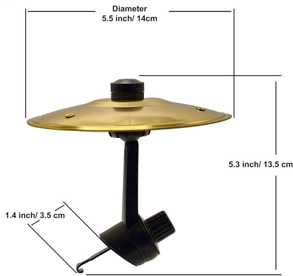 Car Crash Cymbal, Funny Car Crash Cymbal Air Vent, Car Drum Cymbal Air Vent, Car Cymbal Air Vent, Mini Drum Car Vent Cymbal, Clip-On Car Crash & Ride Cymbals for Music Lovers image number 2