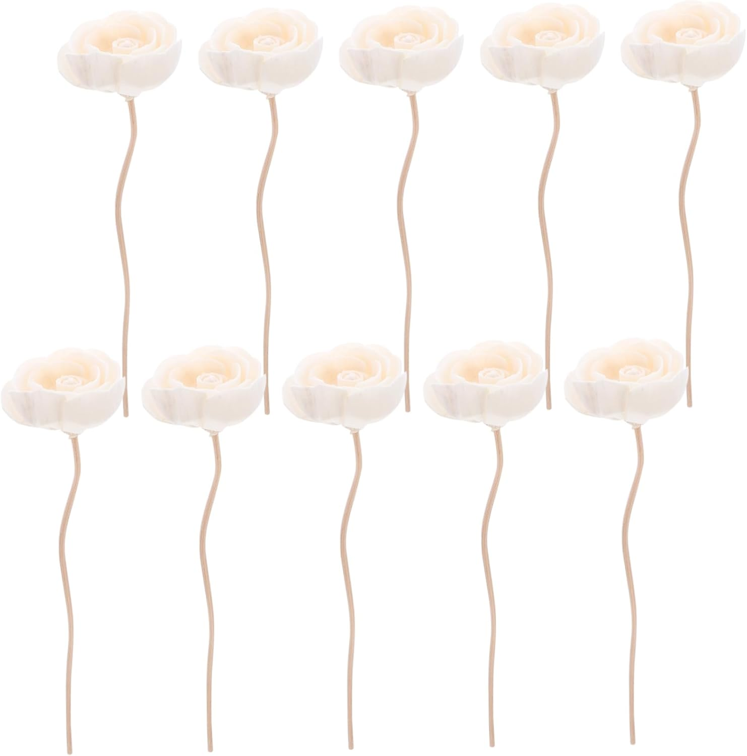 DOITOOL 40Pcs Aromatic Dried Flower Diffuser Sticks for Home Office Spa Scent Diffuser Sticks Essential Oil Aroma for Home Fragrance image number 1