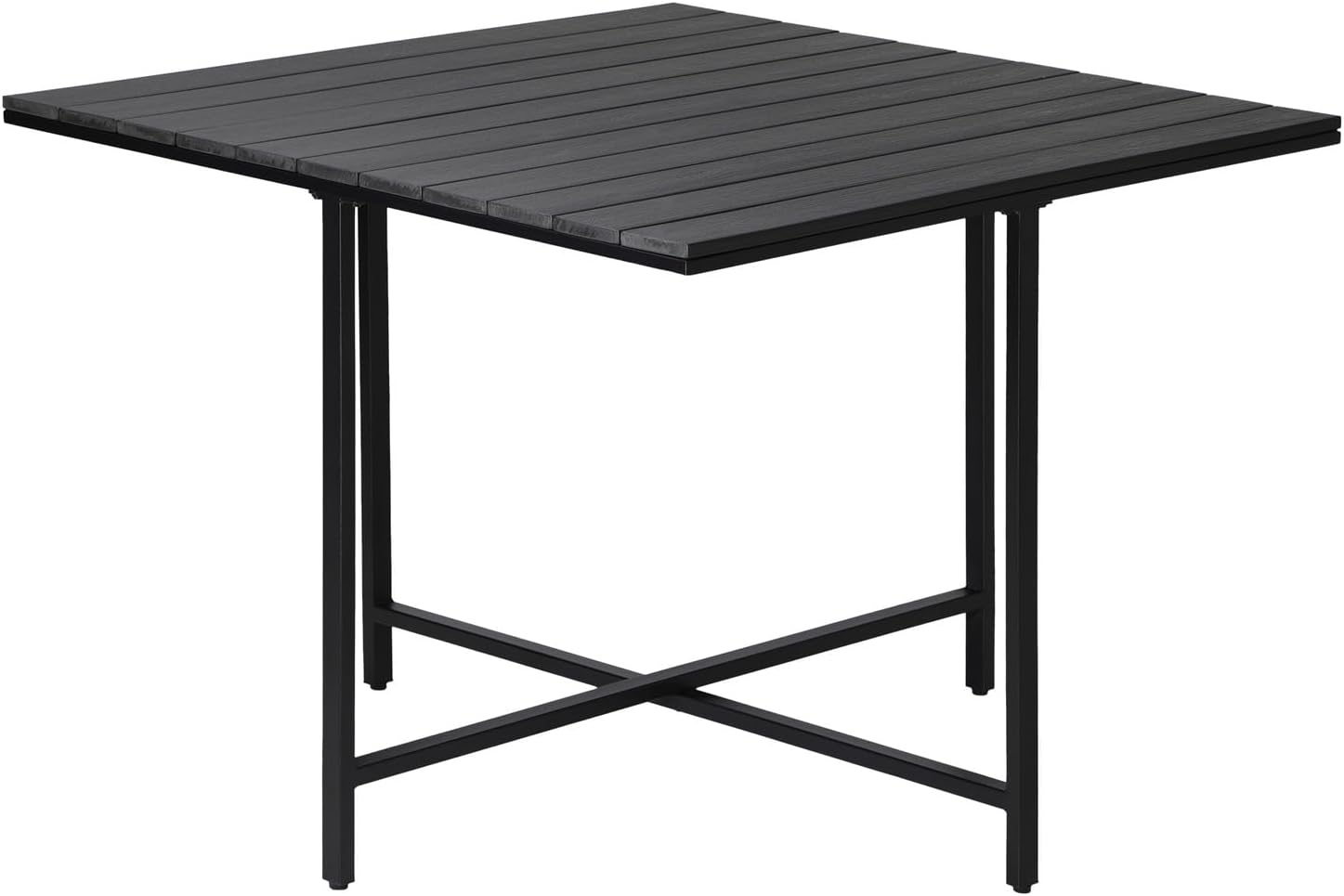 Livsip Outdoor Table Outdoor Furniture Garden Patio Table Black image number 7