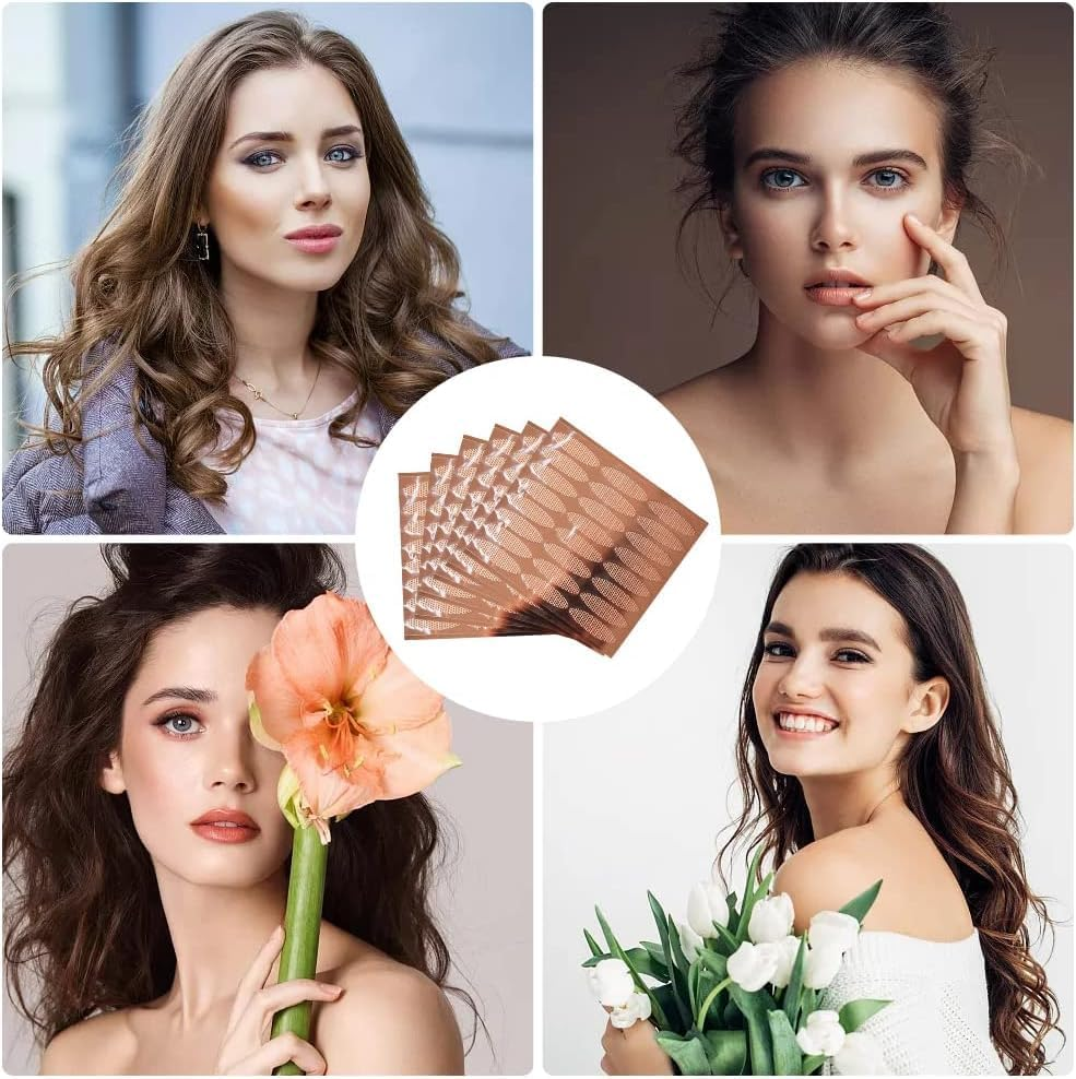 Eyelid Tape Eyelid Tape for Hooded Eyes Glue-Free Double Eyelid Sticker Water Activated Eyelid Lifter Strips Invisible Lace Eyelid Lifter Strips Big Eye Tools with Fork Rods Spray and Tweezers image number 2