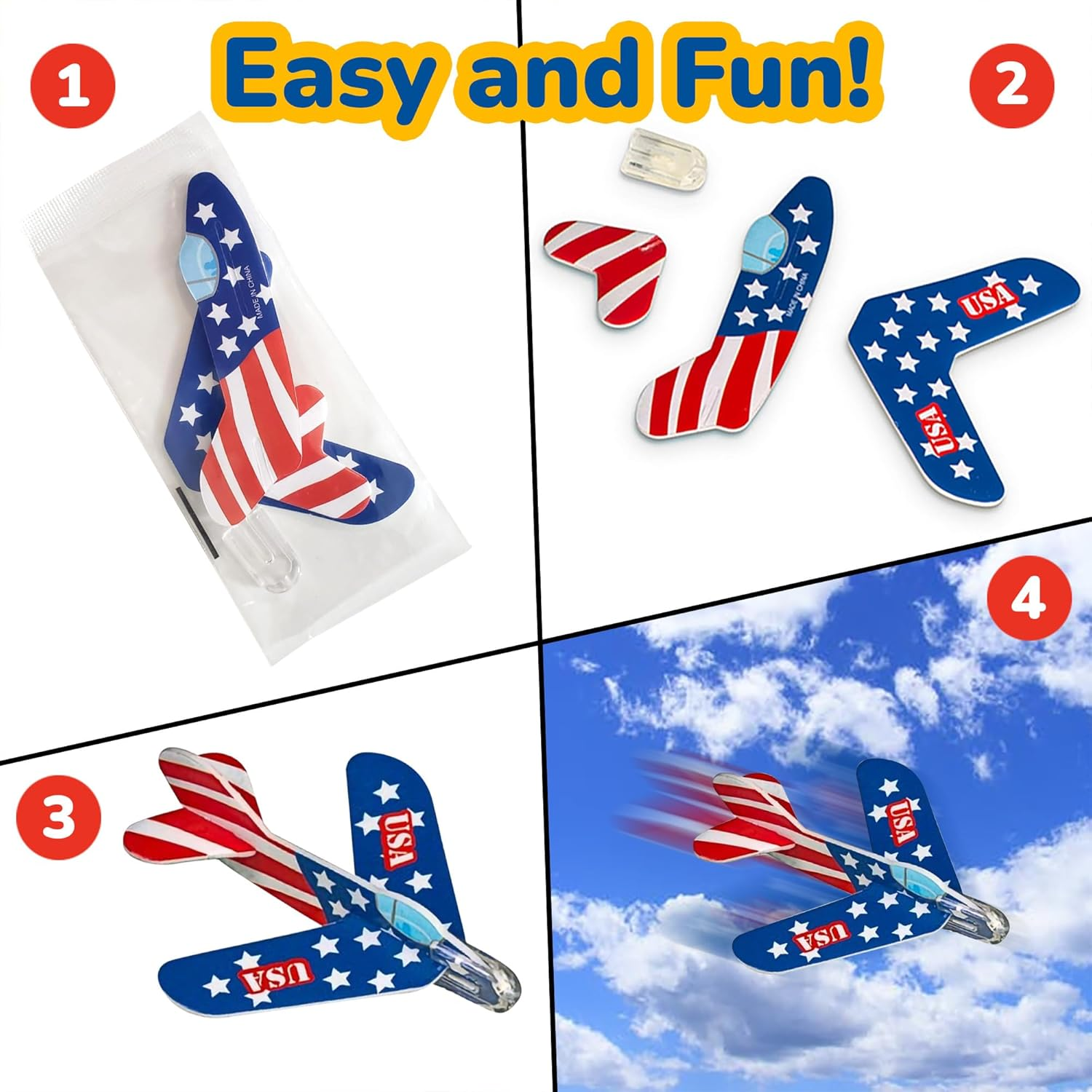 Artcreativity Foam Gliders for Kids - Bulk Set of 72 - Lightweight Planes with Various Designs - Individually Packed Flying Airplanes - Fun Birthday Party Favors, Goodie Bag Fillers for Boys and Girls