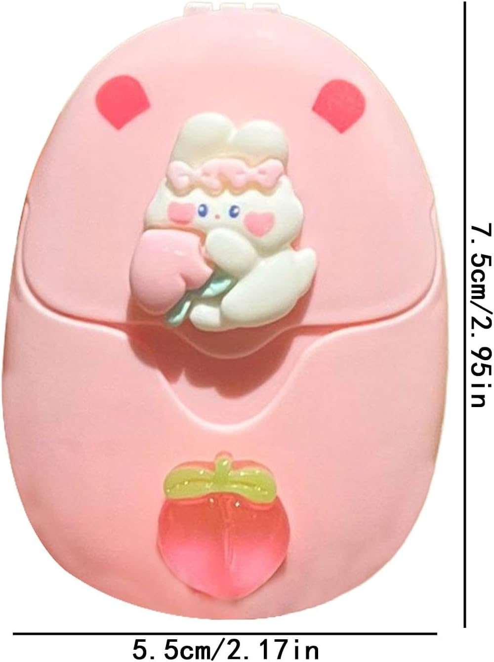 Travel Soap Slices, Soap Paper Sheets, Travel Soap Sheets with Portable Cartoon Soap Slices, 50 Pieces Soap Paper for Washing Hands, Small image number 5