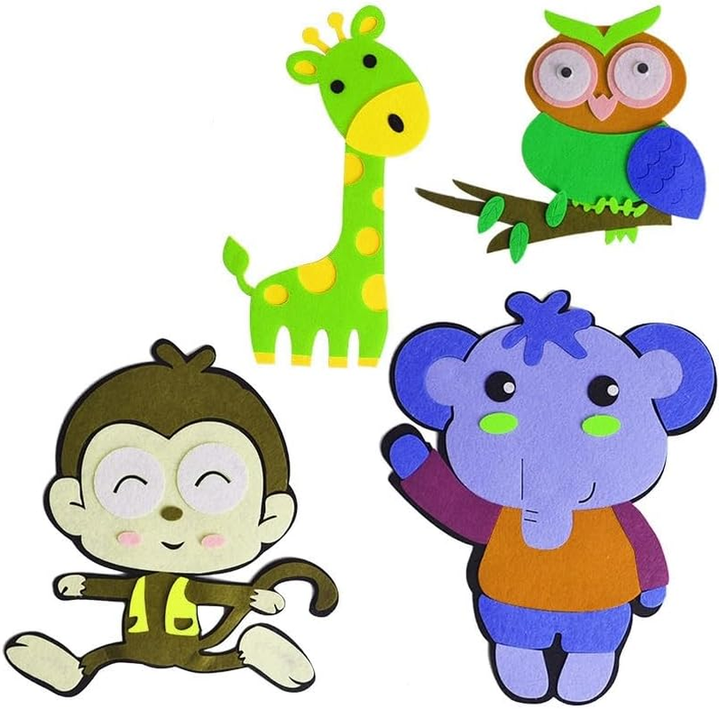 20 Pcs Felt Fabric Sheets,1Mm Thickness,20 Colors Soft Craft Felt Squares 15Cm * 15Cm Nonwoven Fabric for Craft Work DIY Patchwork Sewing image number 3