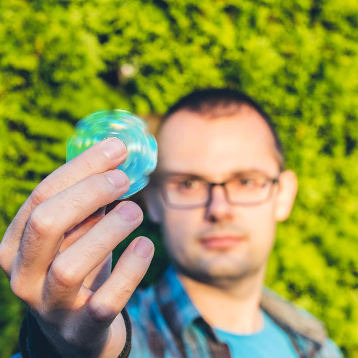 Plastic Fidget Spinners, 10 PCS Mini Fidget Toys for Party Gift, Classroom Reward, Goodie Bag Stuffers (Assorted Styles) image number 6