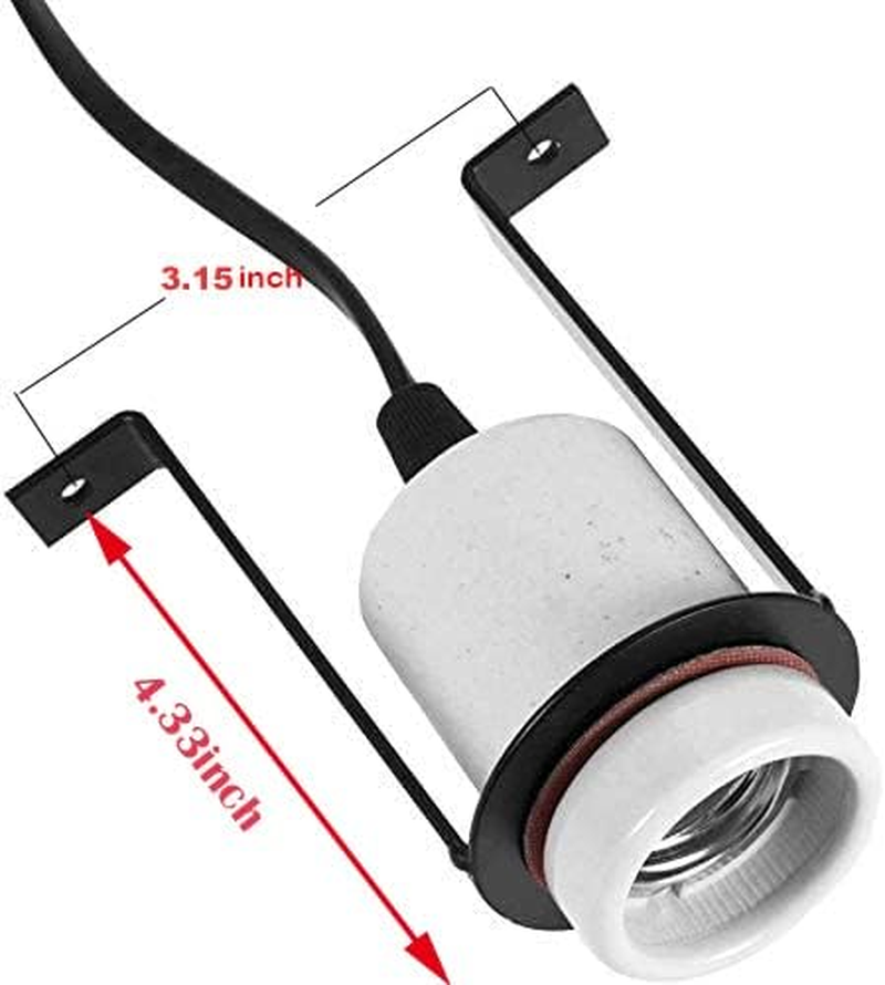Reptile Ceramic Heat Lamp Holder Pet Heater Bracket with Adjustable Switch for Heat Lamp Bulb(Maximum Load: 100 Watt) image number 1