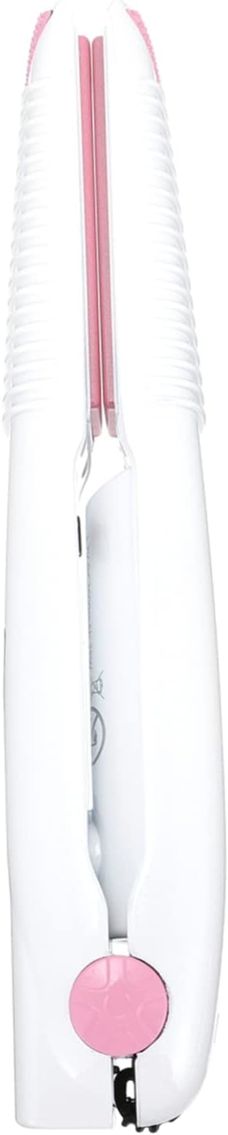 Wireless USB Rechargeable Hair Curler and Straightener, Mini Portable Cordless Hair Styling Tool for Travel and Home, Pearl White image number 5