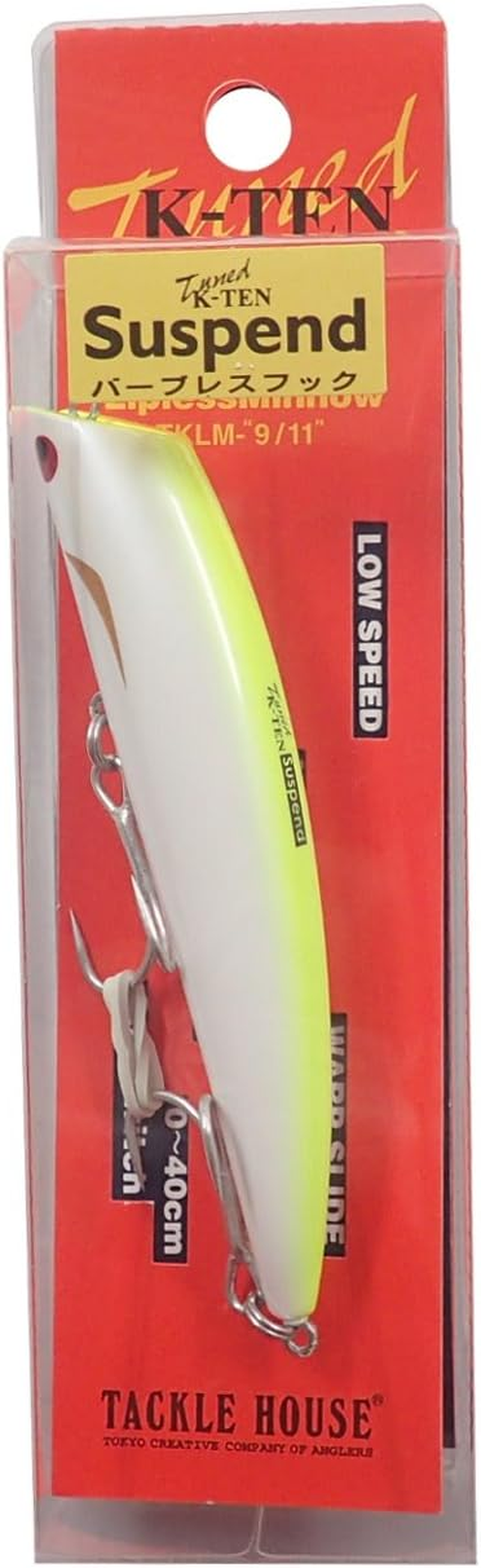 Tacklehouse Minnow Tuned K-Ten TKLM Ripless Minnow SP 3.5 Inches (90 Mm) 0.45 Oz (12.5 G) Suspended TKLM90SP Lure image number 1