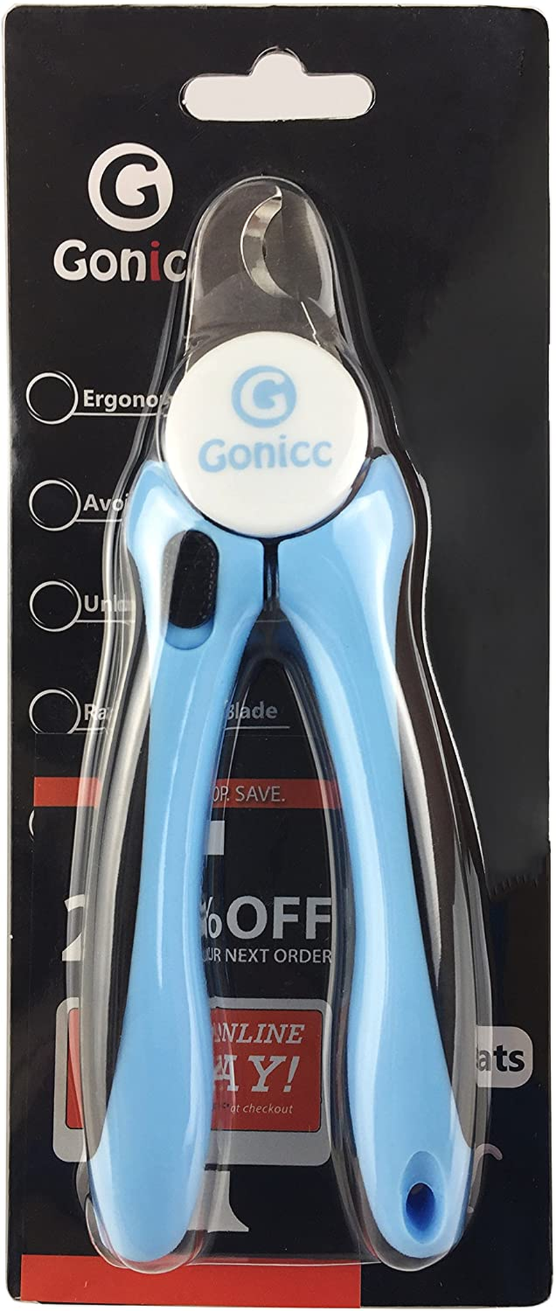 Gonicc Dog & Cat Pets Nail Clippers and Trimmers - with Safety Guard to Avoid Overcutting, Free Nail File, Razor Sharp Blade - Professional Grooming Tool for Pets image number 1