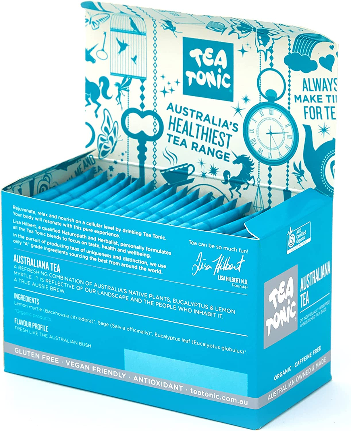 Tea Tonic Australiana Tea 20 Teabags image number 1