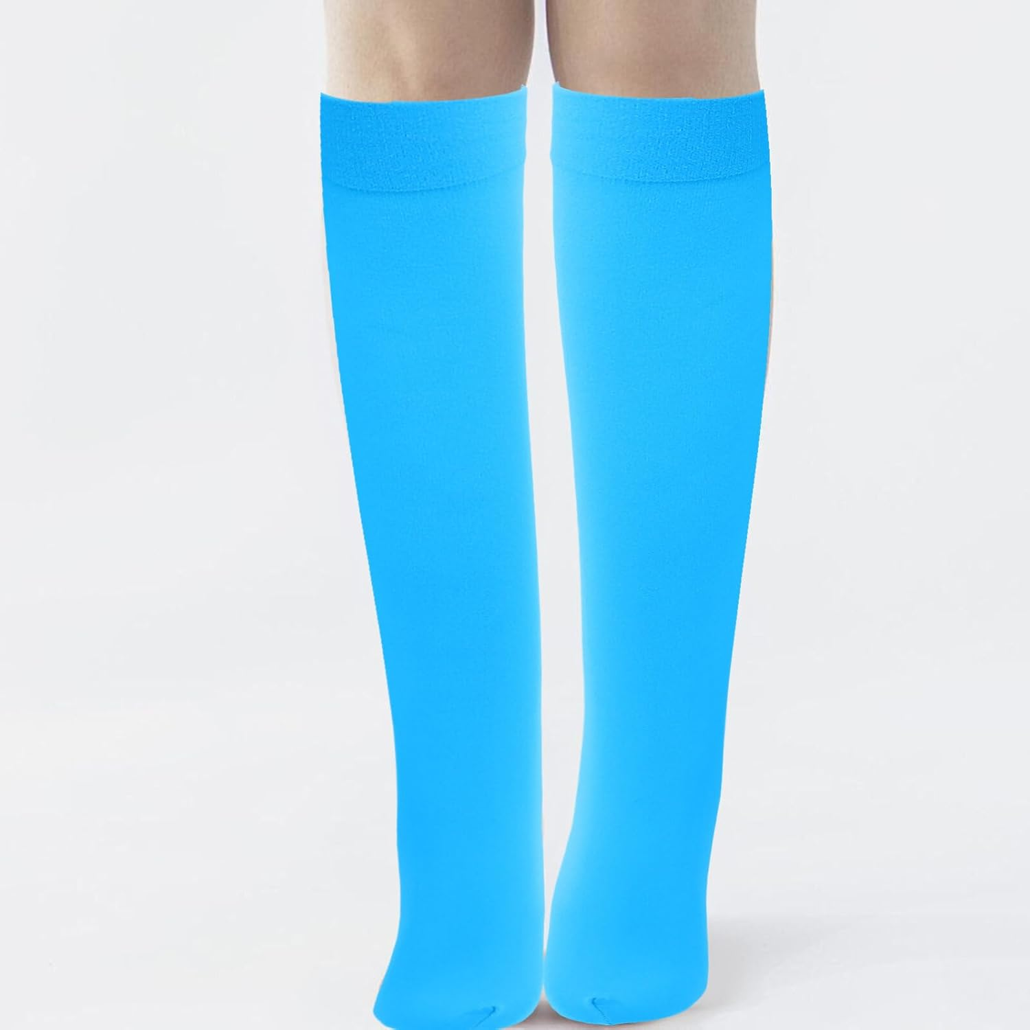 Sosoport 4Pairs Long Socks for Women Girls Knee High Stockings Stylish and Comfortable Thigh