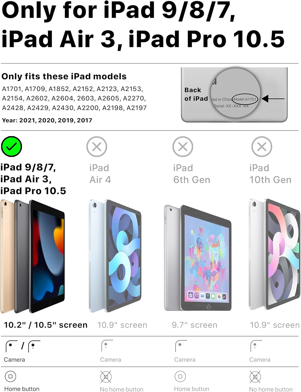 Official Cooper Dynamo Ipad 9Th Generation Case for Kids Fits Ipad 10.2, 8Th, 7Th Gen, Air 3, Pro 10.5 | Rugged, Lightweight, Kids Proof Case with Magic Handle & Stand, Pencil Holder (Licorice Black) image number 1