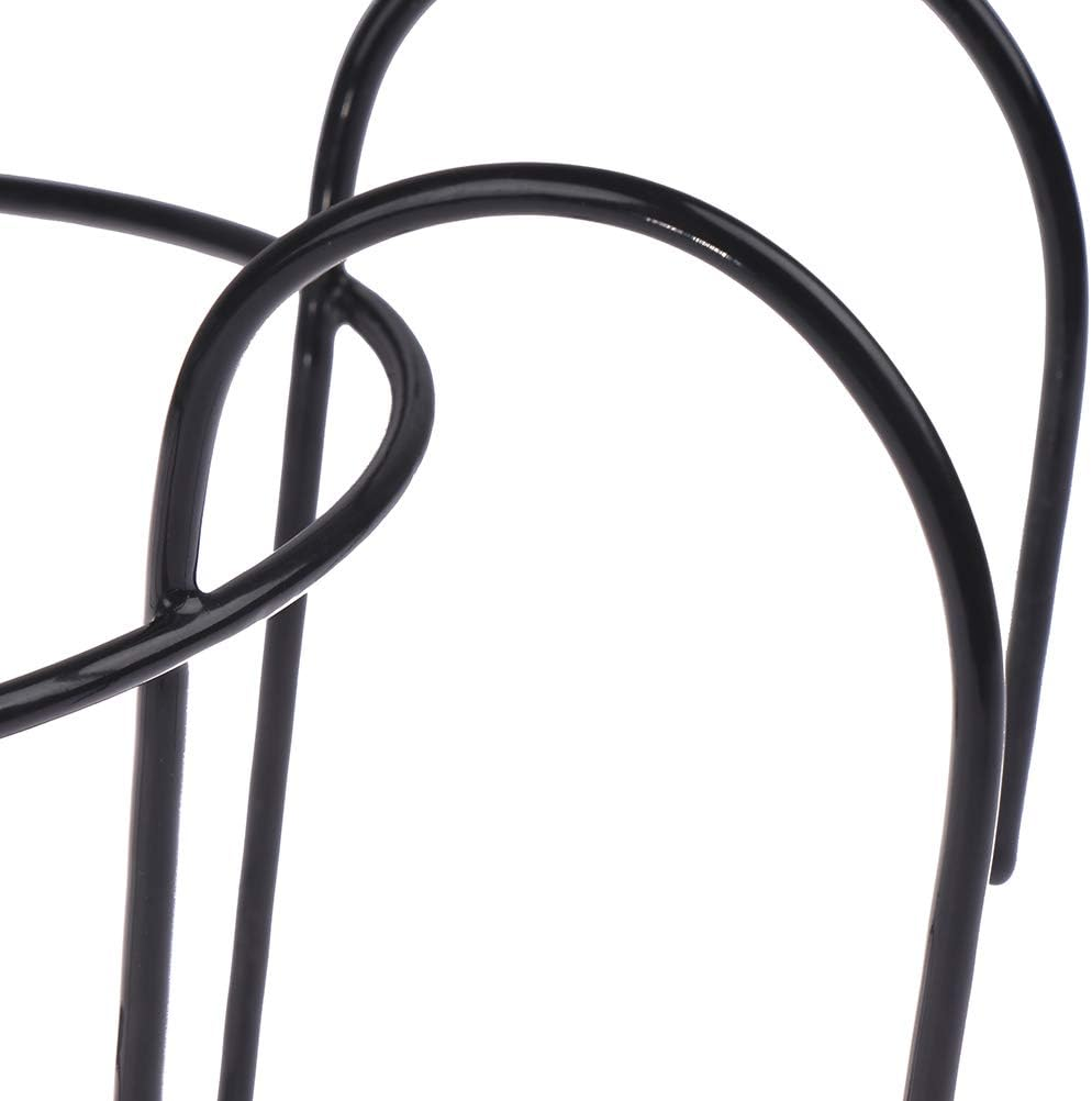 4 Pack Hanging Railing Planters Flower Pot Holders Plant Iron Racks Fence Metal Potted Stand Mounted Balcony round Plant Baskets Shelf Container Box for Indoor&Outdoor Use-Black,Garden Steel Pots,6.3" - Black-4 Pack image number 5