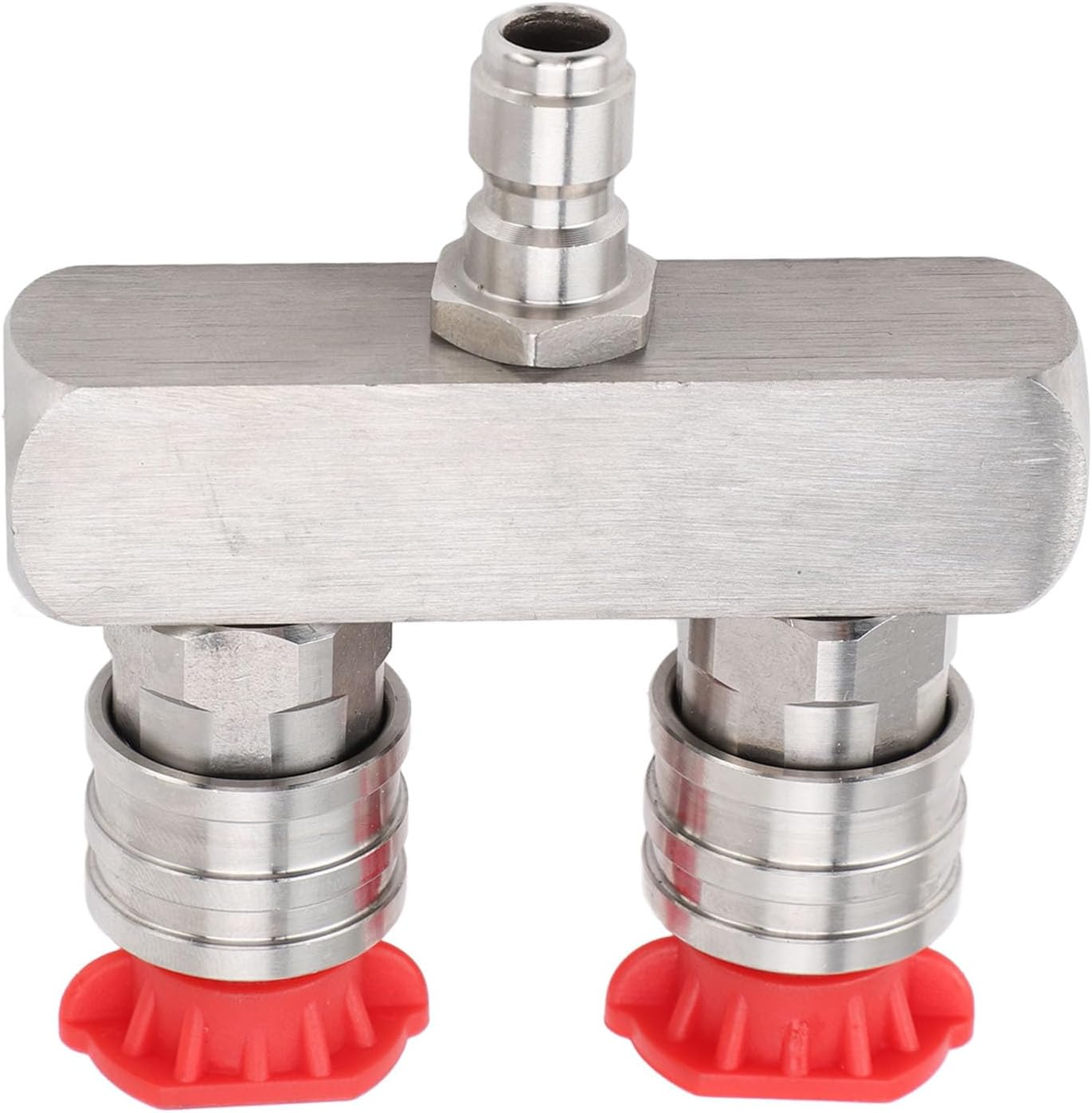 Pressure Washer Tips, Dual Nozzle Turbo Nozzle, 2 in 1 Power Washer Nozzle Tip with 1/4 Quick Connect 2 Color Nozzle, for Accessory image number 2