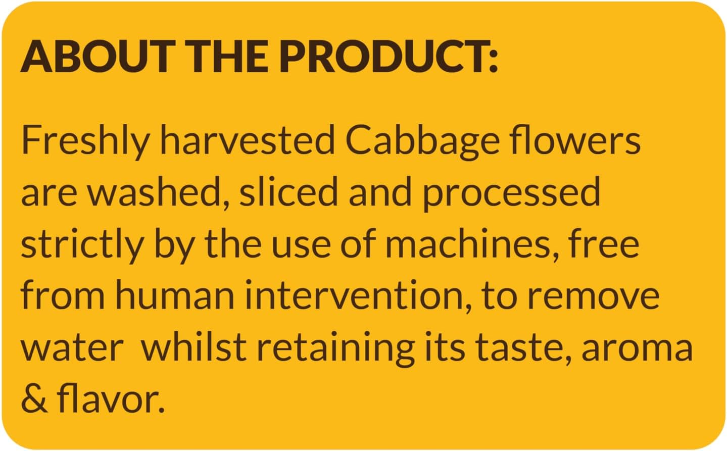 SHROOTS Dehydrated Cabbage Leaves Flakes Pure Vegetarian Gluten-Free No Added Salt Easy Cooking Essential Machine Dried Vegetable with Natural Aroma Ideal for Salad & Everyday Meals 1.59 Oz, Pack of 1 image number 2