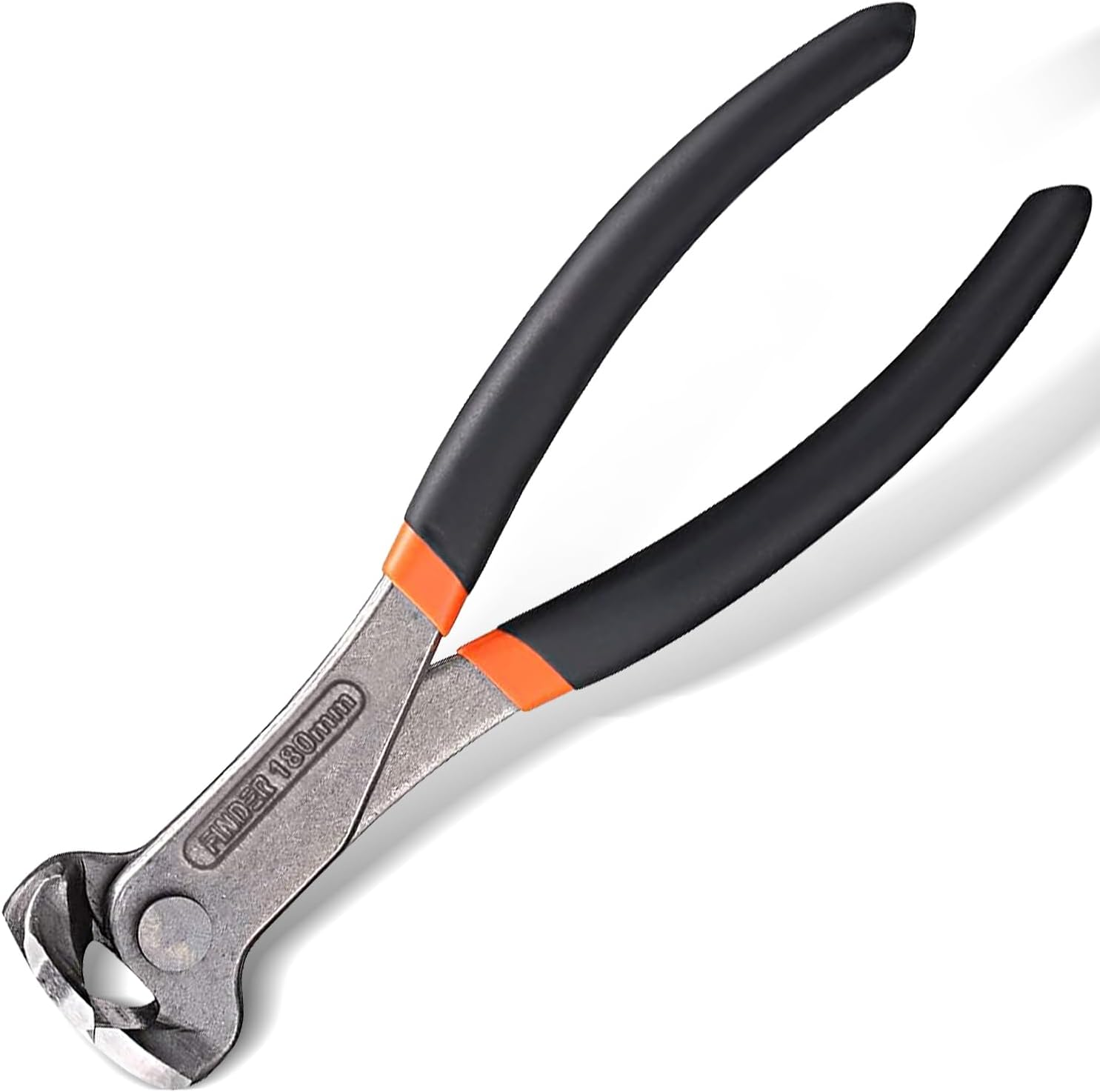 Nail Puller, End Cutting Pliers, Carpenter Tool, Staple Puller, 7Inch, Black image number 6