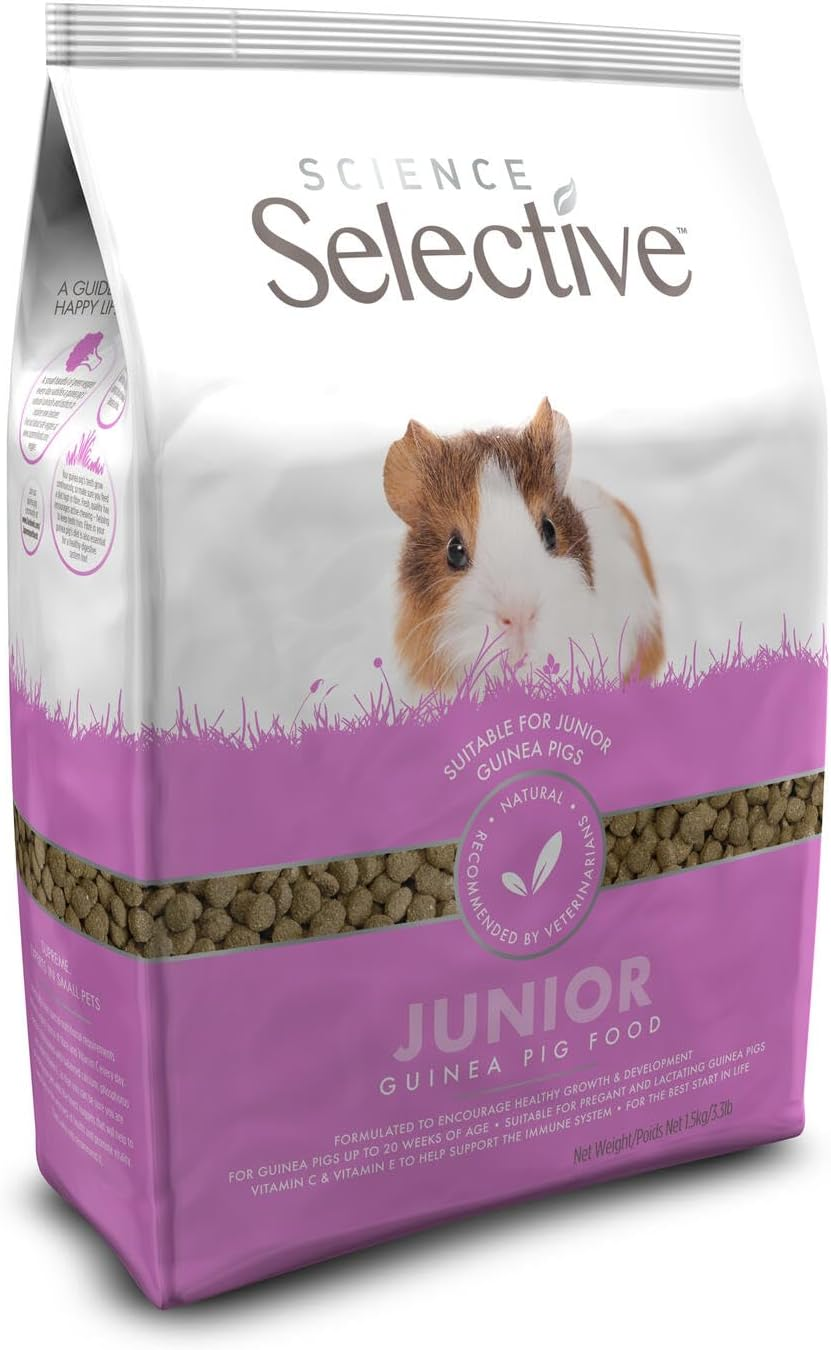 Science Selective Junior Guinea Pig 1.5Kg - Vet Recommended Guinea Pig Food image number 1
