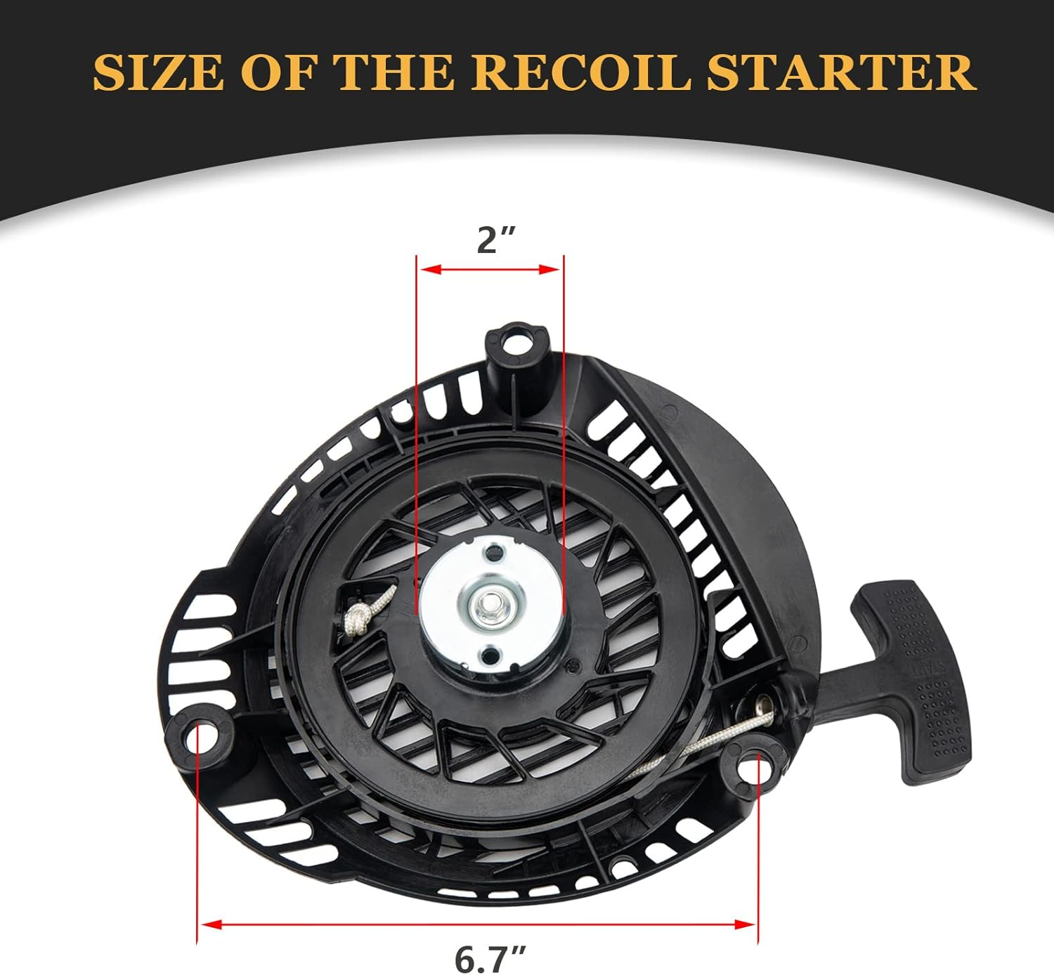 14 165 20-S Recoil Starter Assembly for Kohler XT675 XT650 XT775 XT800 149Cc 173Cc Engine Toro Lawn Mower Pull Start Assembly, 1416520, 1416520-S, 1416520S image number 2