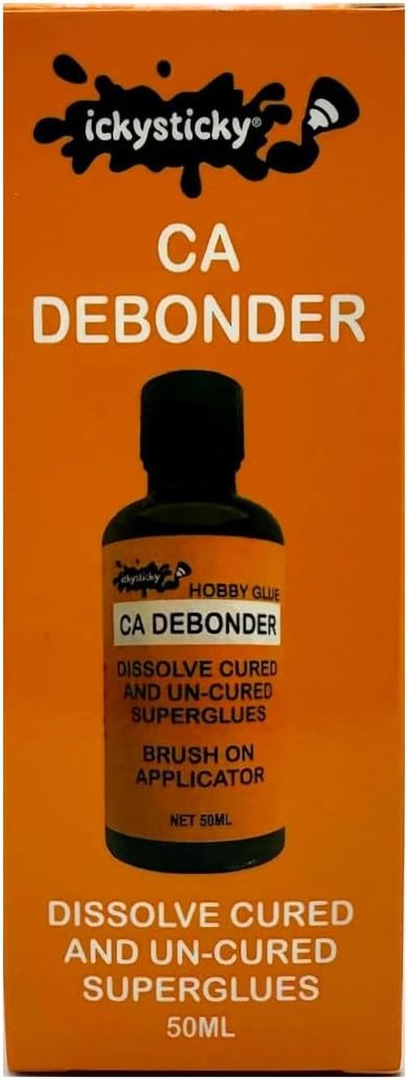 Ickysticky Hobby Glues CA Debonder 50 Ml Premium Superglue Wood, Craft, Metal, Plastic, Model Kits, DIY, Home, Office image number 3