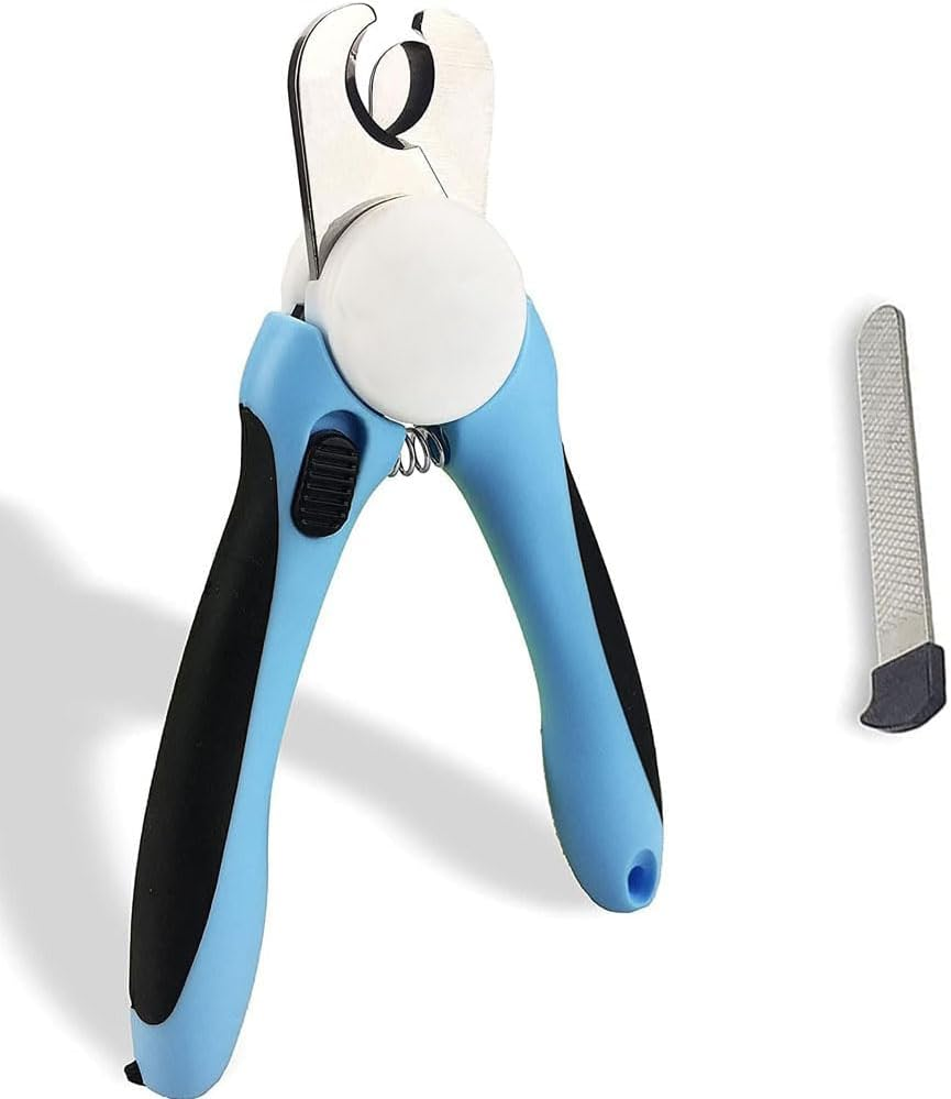Dog & Cat Pets Nail Clippers and Trimmers - with Safety Guard to Avoid Overcutting, Free Nail File, Razor Sharp Blade - Professional Grooming Tool for Pets image number 4