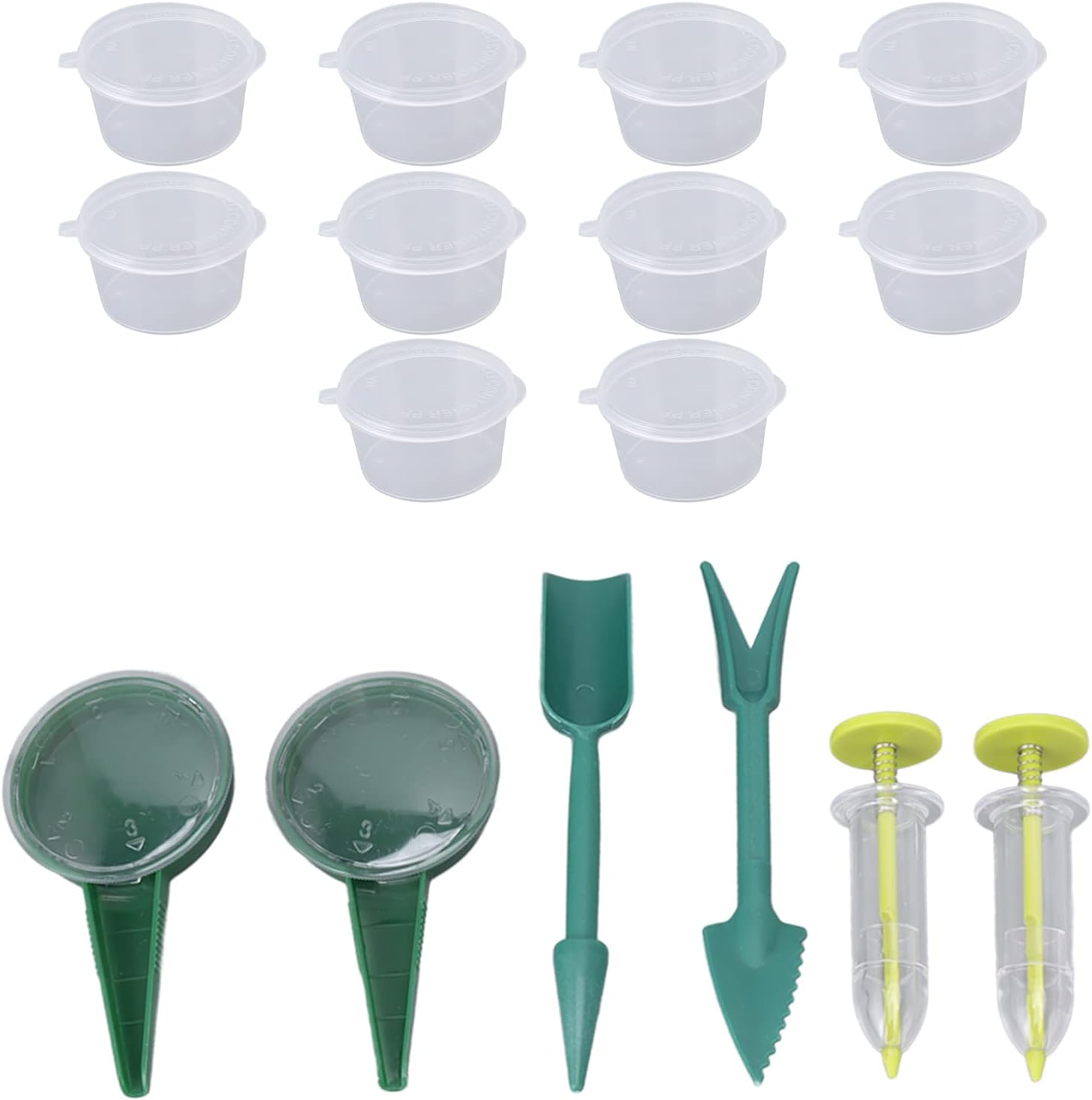 Seed Dispenser, 16 Pack Adjustable Seed Sower, Sowing Seed Dispenser Hand Tool Set, Plant Dibber with Measurements, Portable Small Storage Box, Ideal for Planting Enthusiasts image number 3