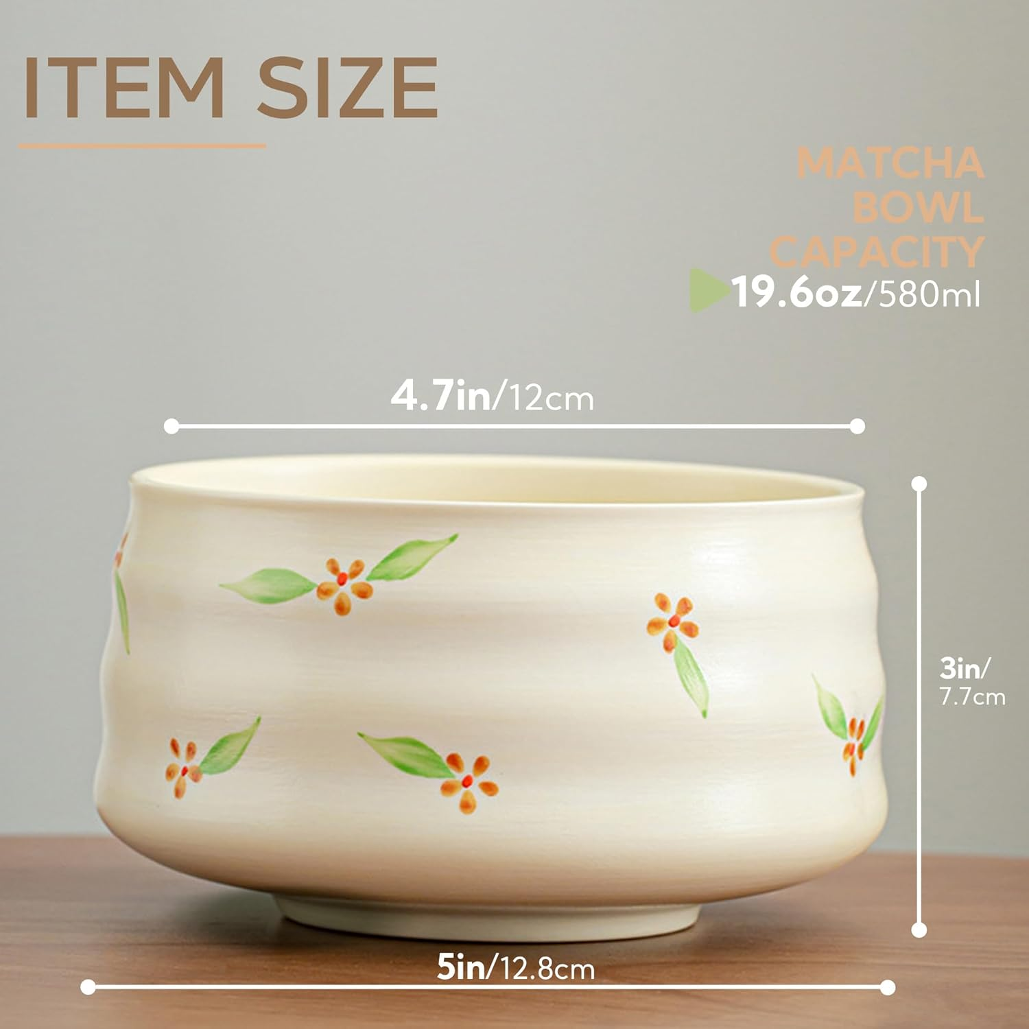 Japanese Matcha Bowl, Matcha Bowl for Matcha Powder/Matcha Tea/Japanese Matcha image number 2