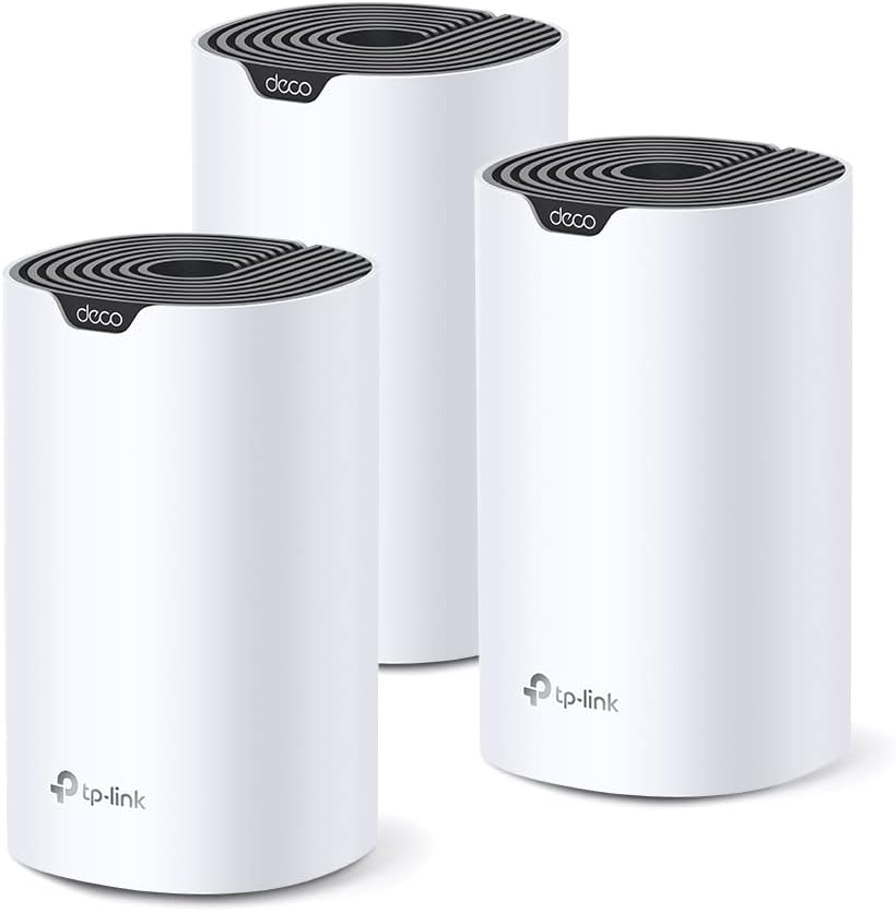 Tp-Link Deco AC1900 Whole Home Mesh Wi-Fi System, Connect 100+ Devices, Seamless Roaming, Full Gigabit Ports, MU-MIMO, Parental Controls, Easy Setup, Compatible with Starlink (Deco S7(3-Pack)) image number 3