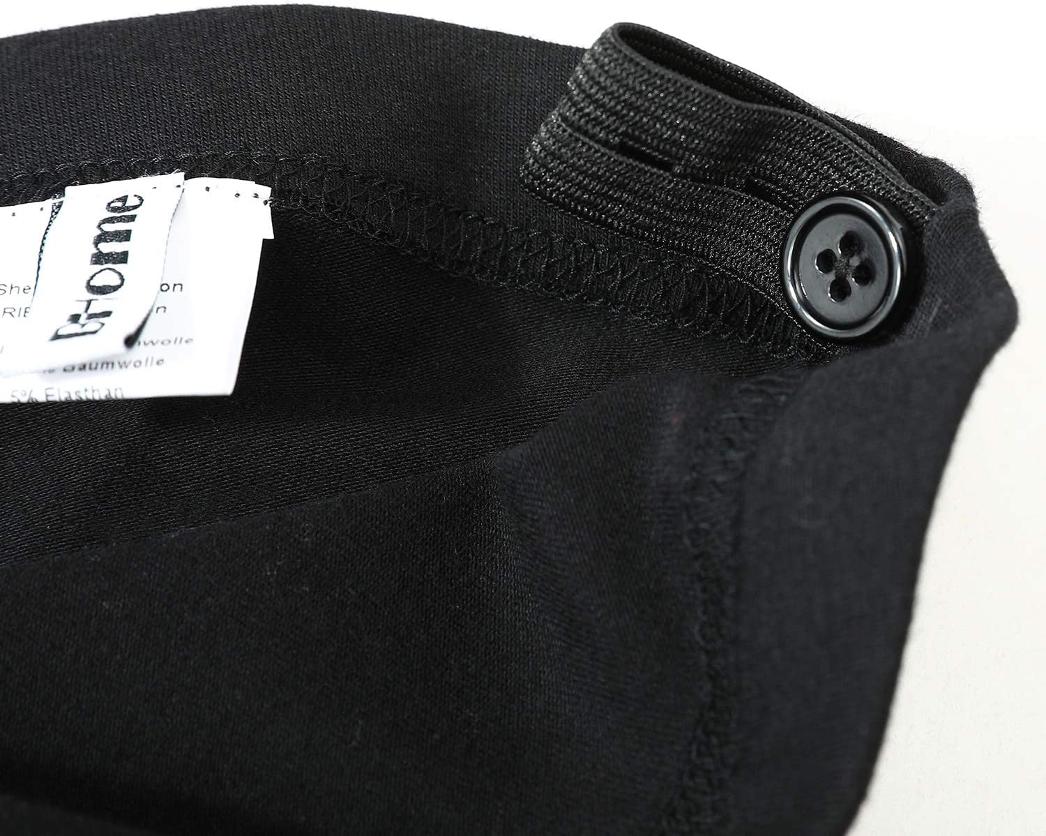 Maternity Dress Pants Flattering Work Long Pants Stretch Slim Fitted Maternity Clothes Trousers Black L image number 7