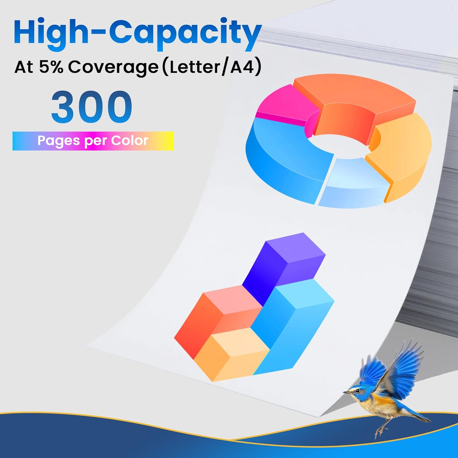 Printer Cartridges Compatible with Canon PGI-520 CLI-521 Pixma Ip3600 Ip4600 Ip4700 MP550 MP540 MP560 MP620 MP630 MP640 MP980 MP990 MX870 MX860 (Pack of 9) image number 4