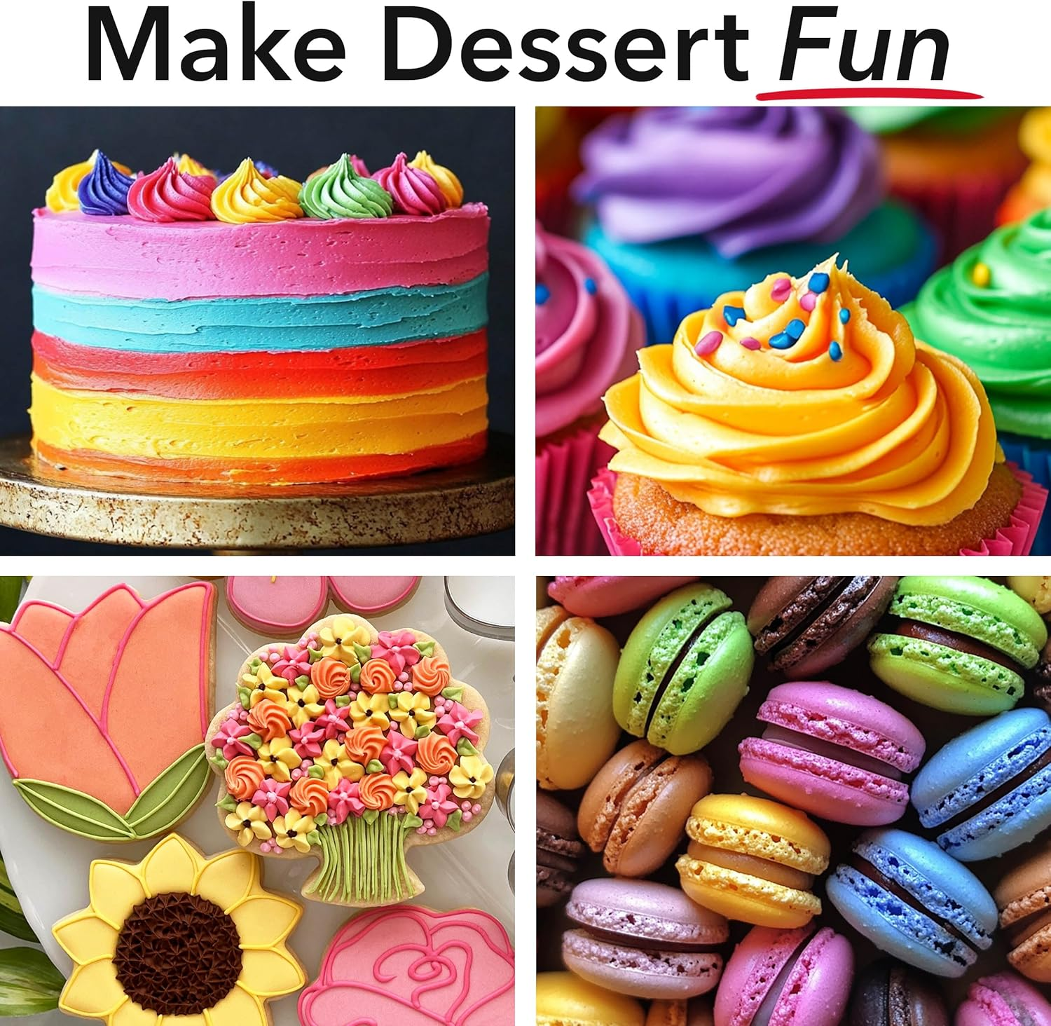 Ann Clark Leaf Green Food Coloring Gel Large 4.5 Oz Professional Grade Made in USA image number 6