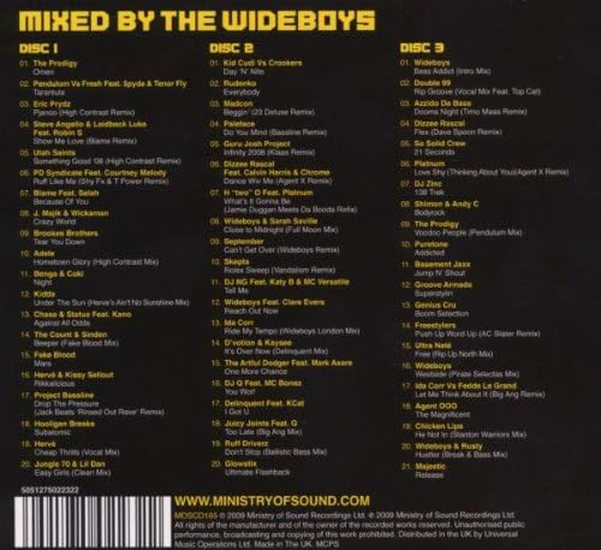 Ministry of Sound: Addicted to Bass 2009 [Digipack] image number 1