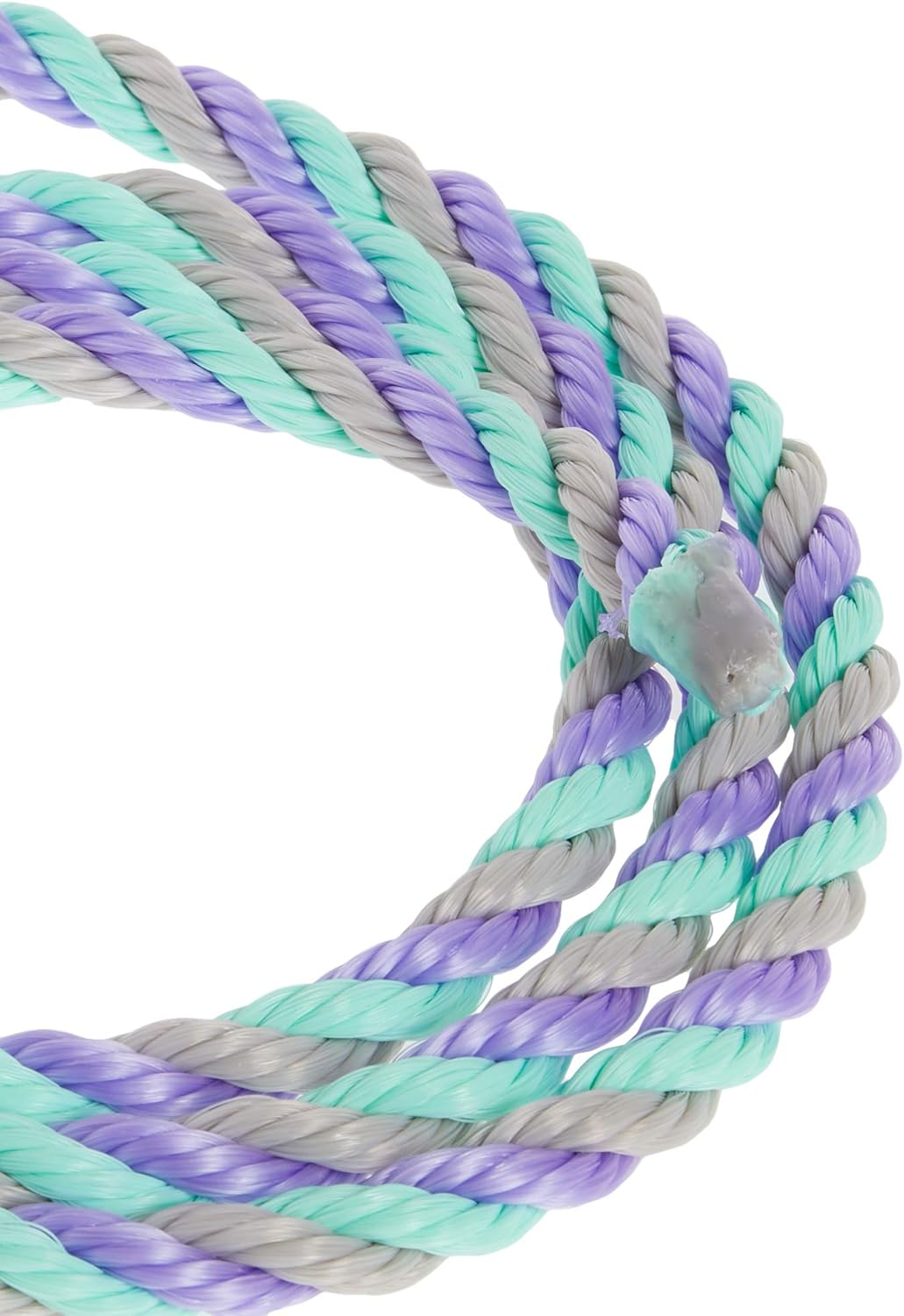 Weaver Leather Livestock Cattle Rope Halter Gray/Lavender/Mint, 7' image number 1