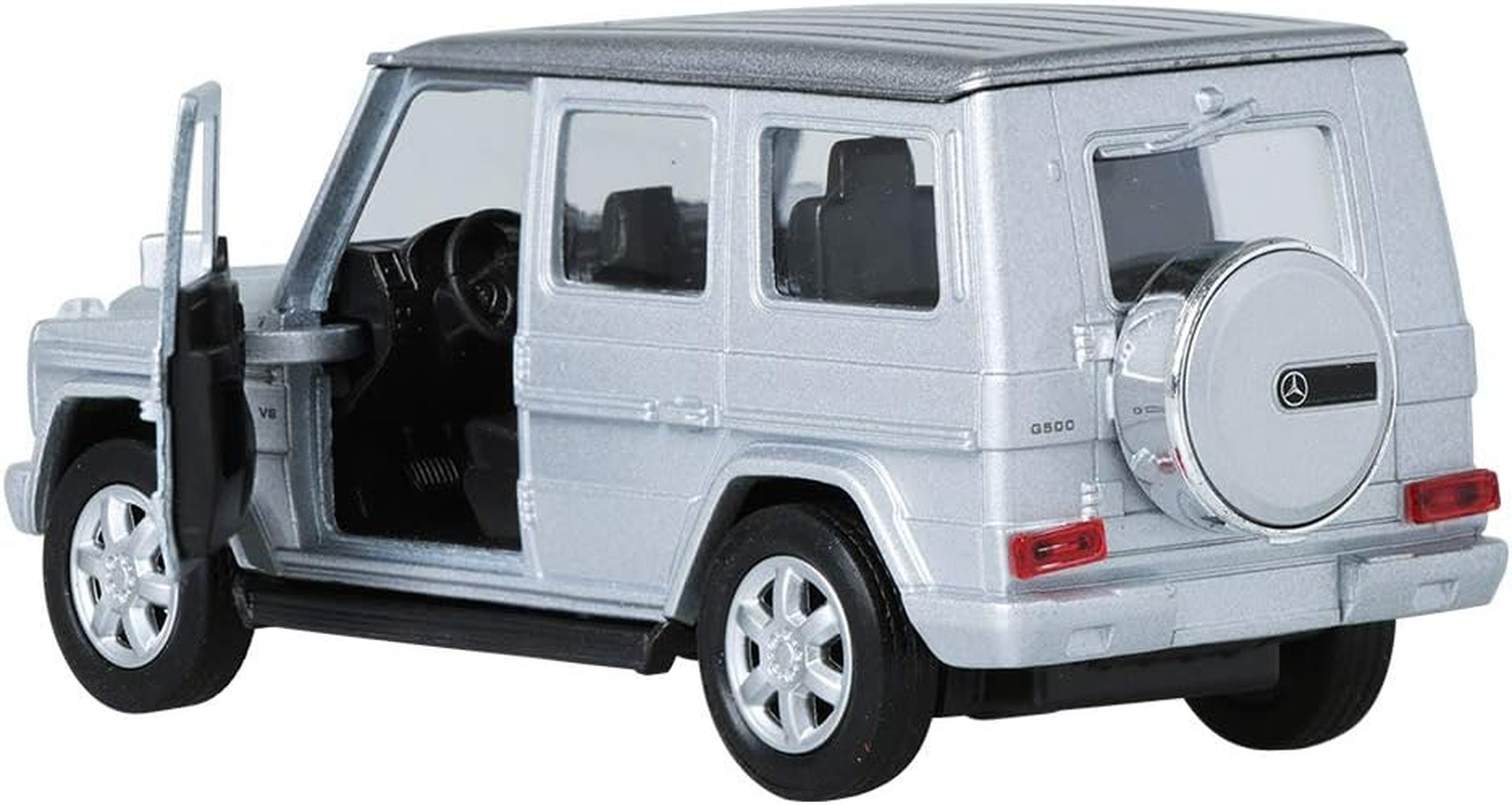 WELLY NEX Models 1:34 Mercedes-Benz G-Class Silver Die-Cast Metla Toy Miniature