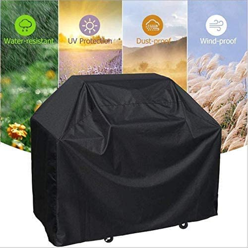 BBQ Cover Adjustable Grill Dedicated Waterproof Gas Grill Cover for Weber Char-Broil Brinkmann Tepro Etc UV &Dust Resistant Oxford Durable Material for Outdoor Indoor (Xl:67In) image number 5