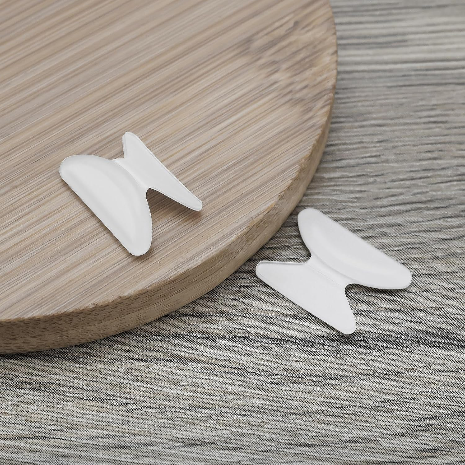 Emagtech 10 Pairs Butterfly Adhesive Nose Pads 1.8Mm Eyeglass Nose Pads for Reading Glasses Sunglasses Spectacles (5 Pairs Black + 5 Pairs Clear) image number 5