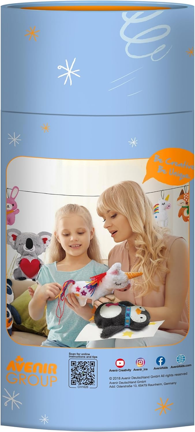 Avenir CH1626 Sewing Doll Penguin image number 1