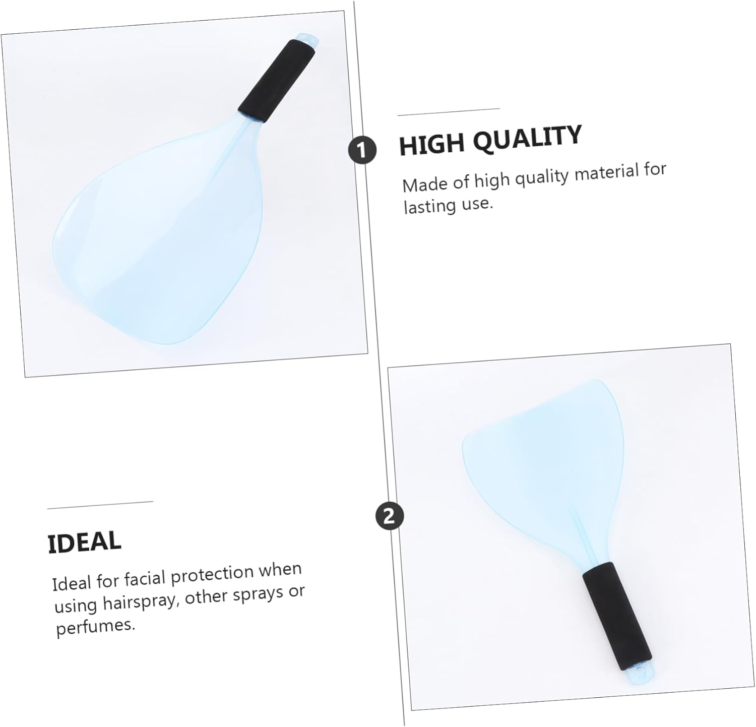 2Pcs Salon Hairdressing Mask for Slip Face Mask Protection during Haircut Sessions Lightweight Design for Haircare Professionals Random Color image number 6