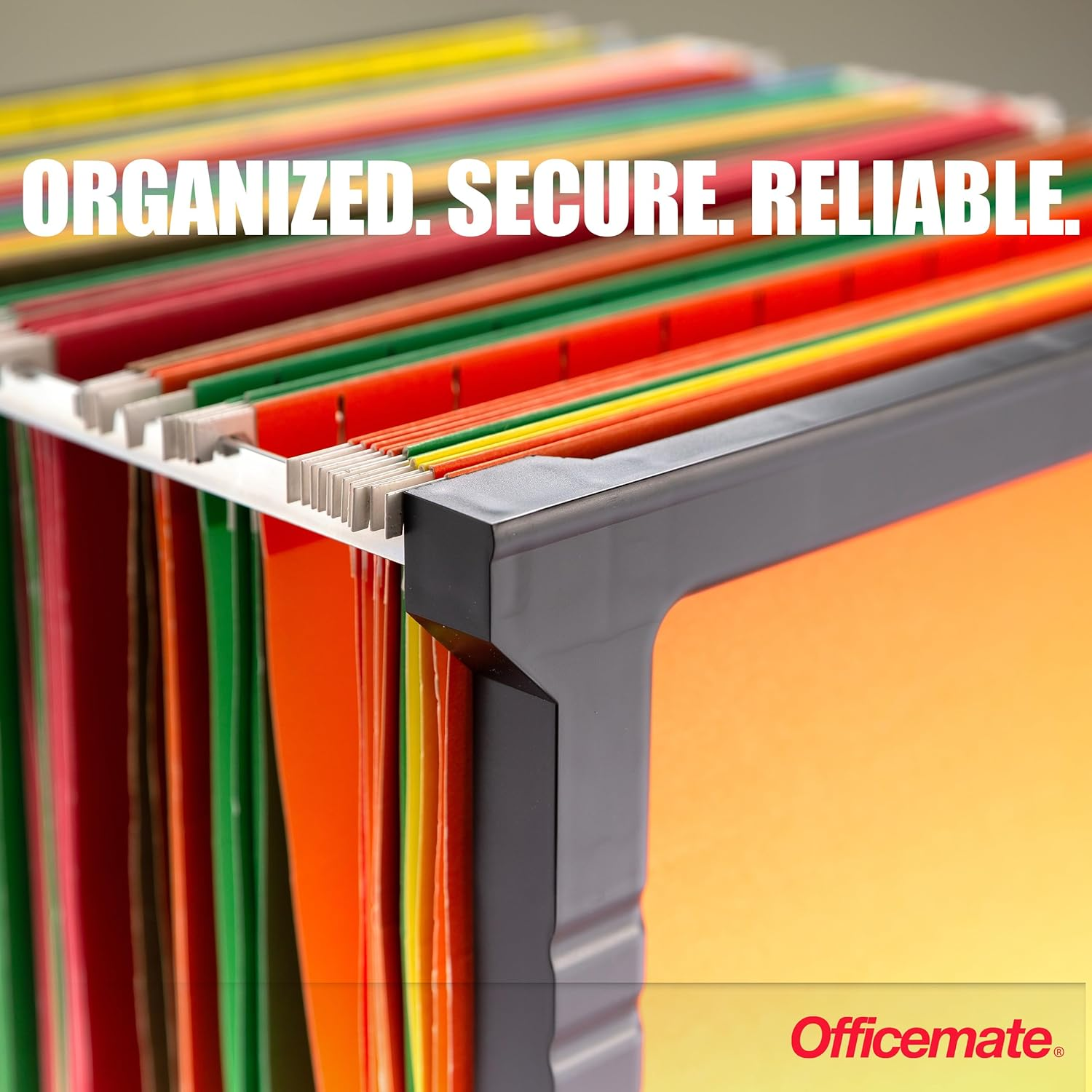 Officemate Plastic Hanging File Folder Frame, 18 Inch, Letter and Legal Size. 1 Set (91961) image number 3