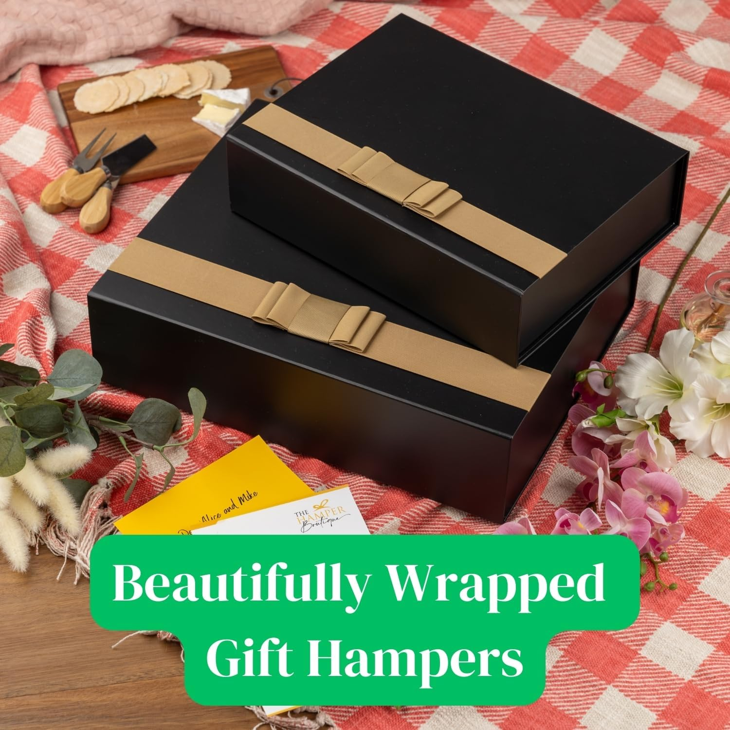 Tea Gift Set - Global Tea Treasures Hamper - Luxury Tea Box - Tea Connoisseur'S Delight - Orange and Almond Biscotti, Green Olive Biscuits, White Choc Biscuits, Herbal Tea, Macadamia & Sea Salt image number 3