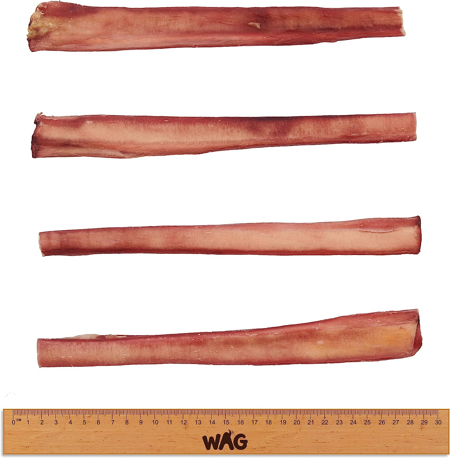 Large Bully Sticks 4 Pack, Grain Free Hypoallergenic Natural Dog Treat Chew, Beloved Boredom Busters image number 5