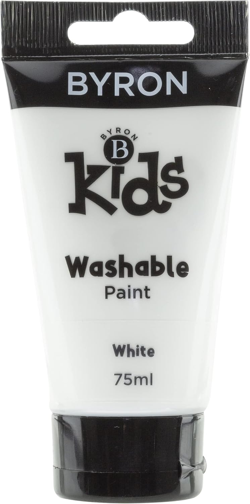 Jasart Kid'S Bayron Washable Paint, 75 Ml, White