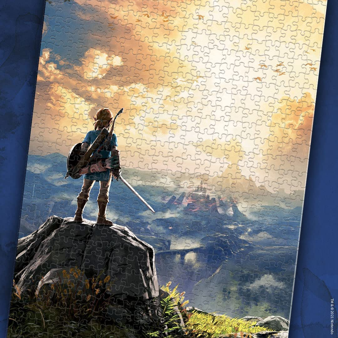 Usaopoly the Legend of Zelda Breath of the Wild 1000 Piece Jigsaw Puzzle Collectible Puzzle Featuring Link from the Legend of Zelda Video Game Officially Licensed Nintendo Merchandise image number 3